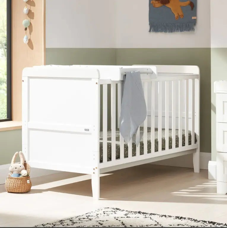 Tutti Bambini Rio Bed with Changing Table and Deluxe Eco Fibre Mattress