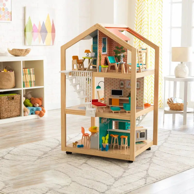KidKraft So Stylish 3-Level Dollhouse