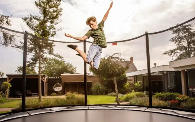 BERG Favorit 270 Grey Trampoline with Comfort Safety Net