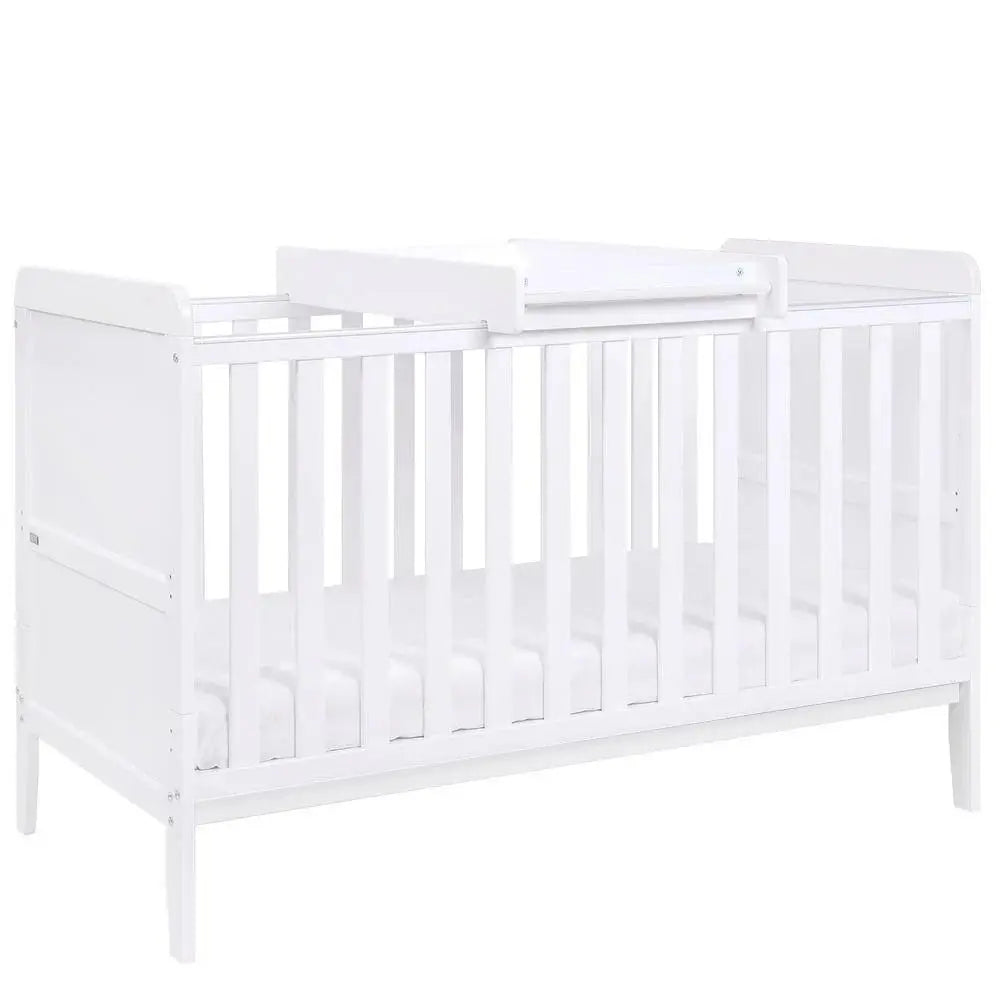 Tutti Bambini Rio Bed with Changing Table and Deluxe Eco Fibre Mattress