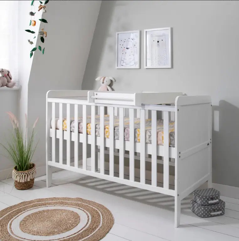 Tutti Bambini Rio Bed with Changing Table and Deluxe Eco Fibre Mattress