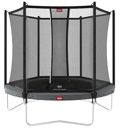 BERG Favorit 270 Grey Trampoline with Comfort Safety Net